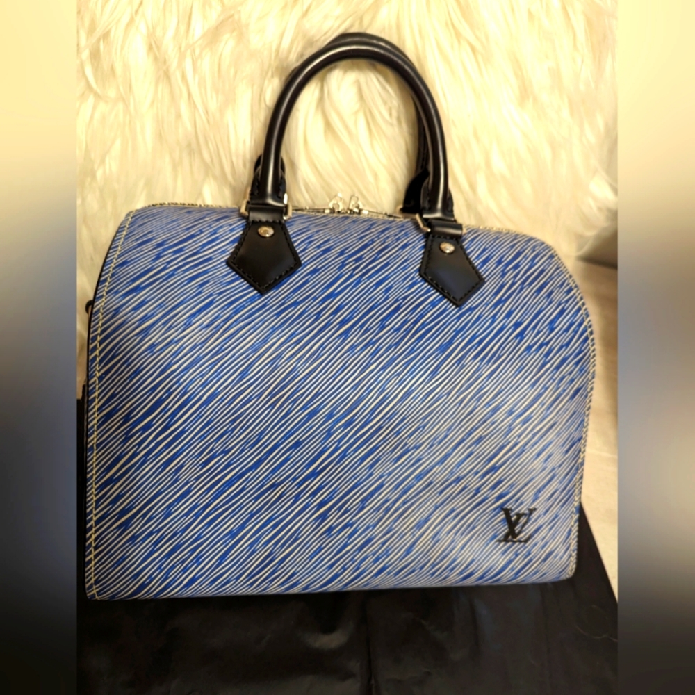 Louis Vuitton Epi Denim Bandouliere Speedy 25